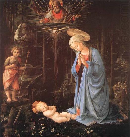 LIPPI, Fra Filippo Madonna in the Forest china oil painting image